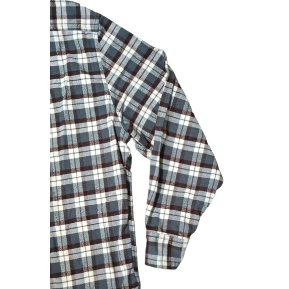 Jachs Plaid Flannel Shirt Mens Size 2XL Shacket Jacket Button Front Lumberjack O - Picture 10 of 16